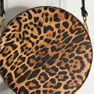 Fawn Design Leopard Print Crossbody Bag